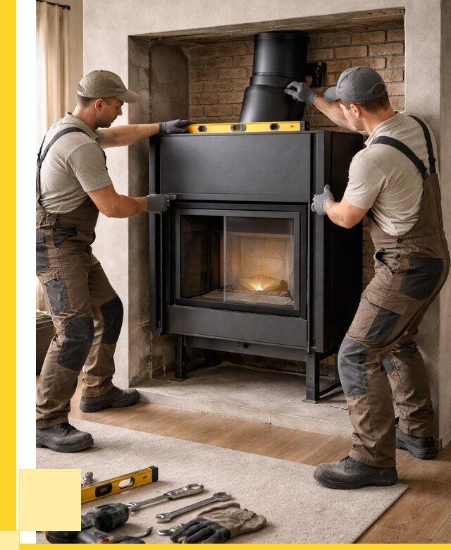 Установка каминных топок в Устях-Джегуте под ключ от 18221 р. | ЭриданСтд