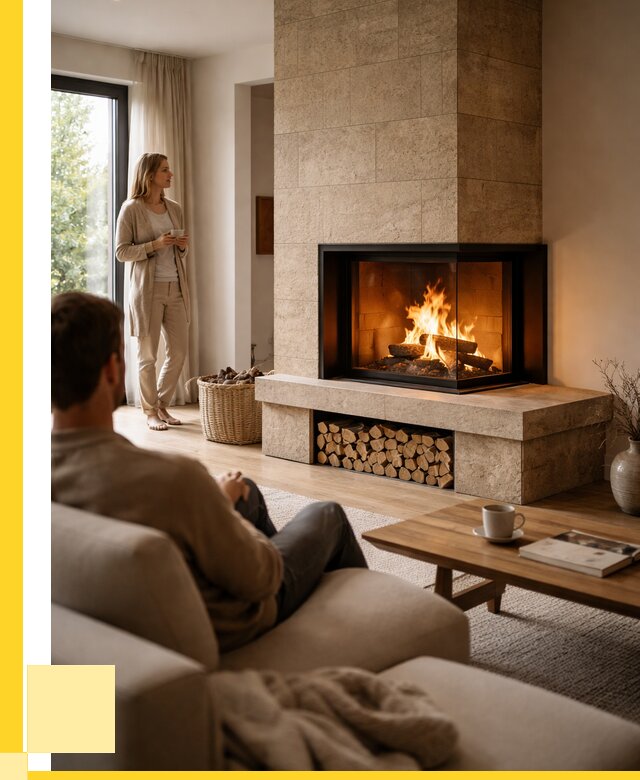 Угловые камины из кирпича установка в Устях-Джегуте от 151845 р. ЭриданСтд