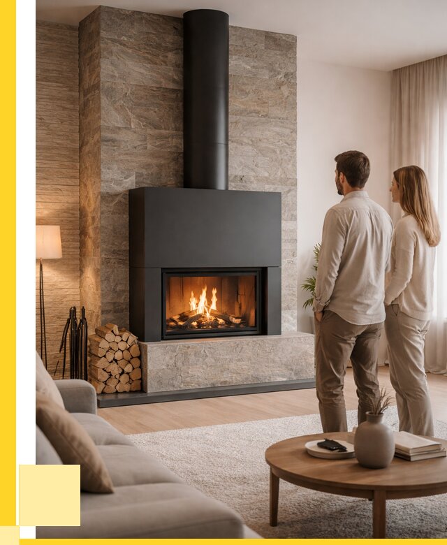 Закрытые камины под ключ в Устях-Джегуте от 121476 р., ЭриданСтд