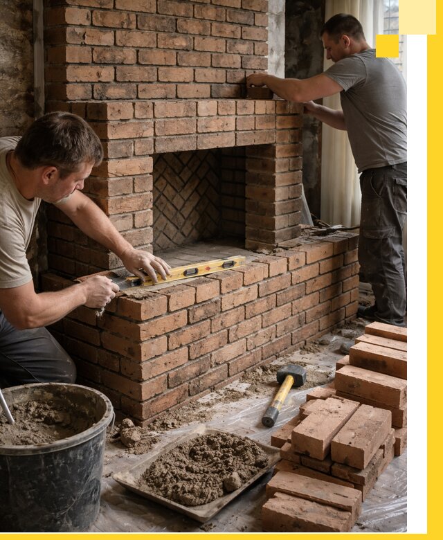 Изготовление и установка кирпичных каминов в Устях-Джегуте