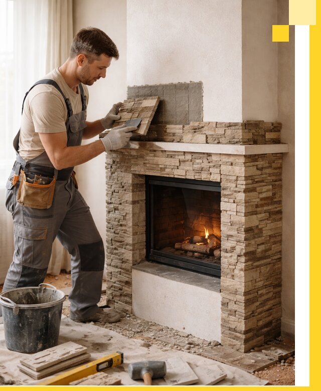 Изготовление и монтаж каминов для дома под ключ в Устях-Джегуте