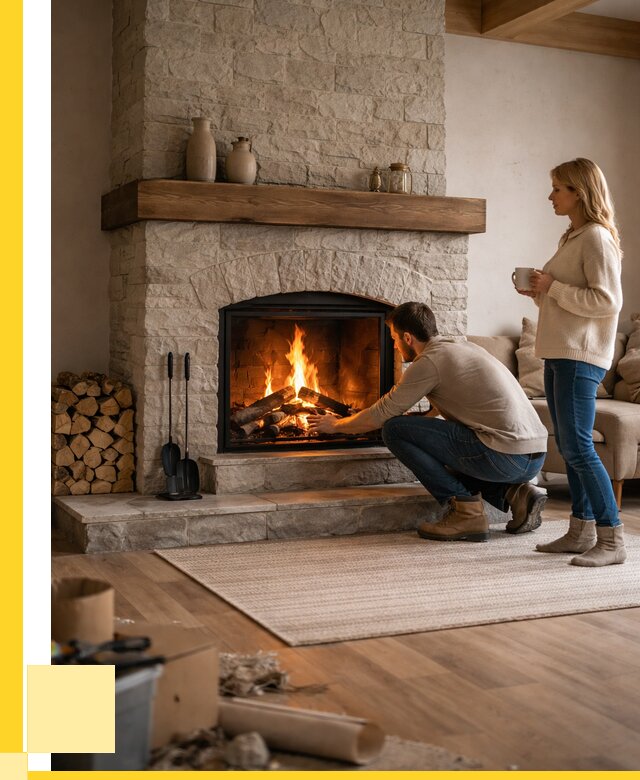 Камины для загородного дома в Устях-Джегуте от 354305 р., ЭриданСтд