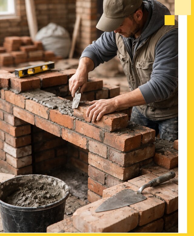 Кладка каминов под ключ в Устях-Джегуте профессиональная отделка и монтаж