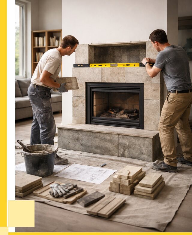 Монтаж каминов и установка в Устях-Джегуте от 45554 р. | ЭриданСтд