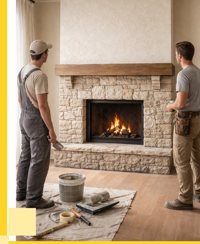 Отделка каминов в Устях-Джегуте от 6580 р. под ключ | ЭриданСтд