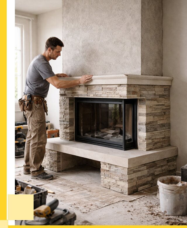 Изготовление каминов под ключ в Устях-Джегуте от 151845 р. | ЭриданСтд