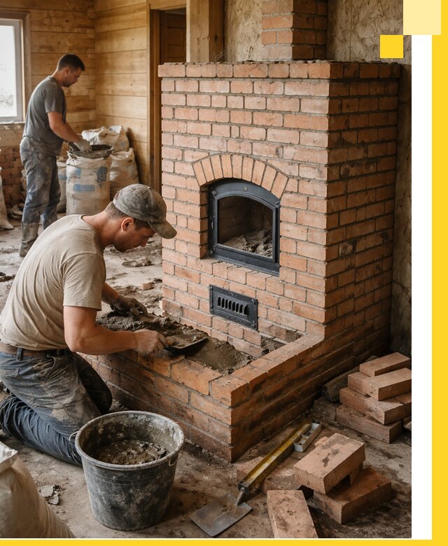 Профессиональное строительство печей в Устях-Джегуте под ключ