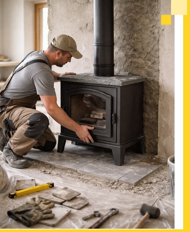 Профессиональный монтаж печей и каминов в Устях-Джегуте под ключ