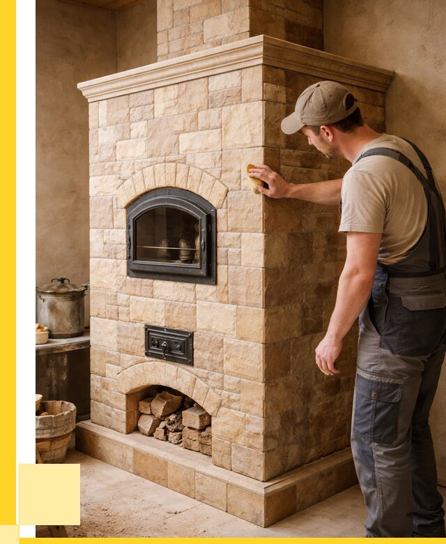 Облицовка печей в Устях-Джегуте от 4555 р. под ключ | ЭриданСтд