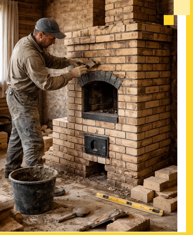 Кирпичные печи под ключ в Устях-Джегуте: проектирование и кладка