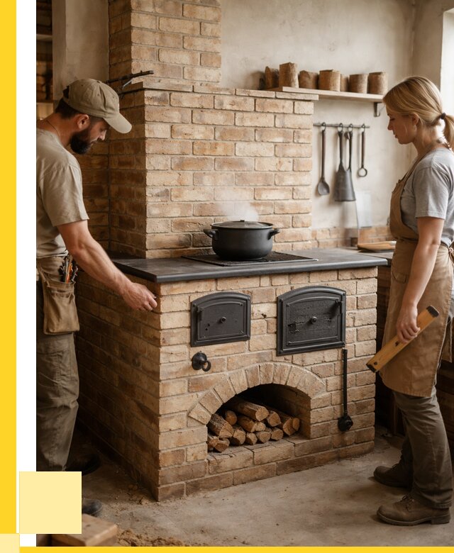 Варочно отопительные печи в Устях-Джегуте от 91107 р. | ЭриданСтд