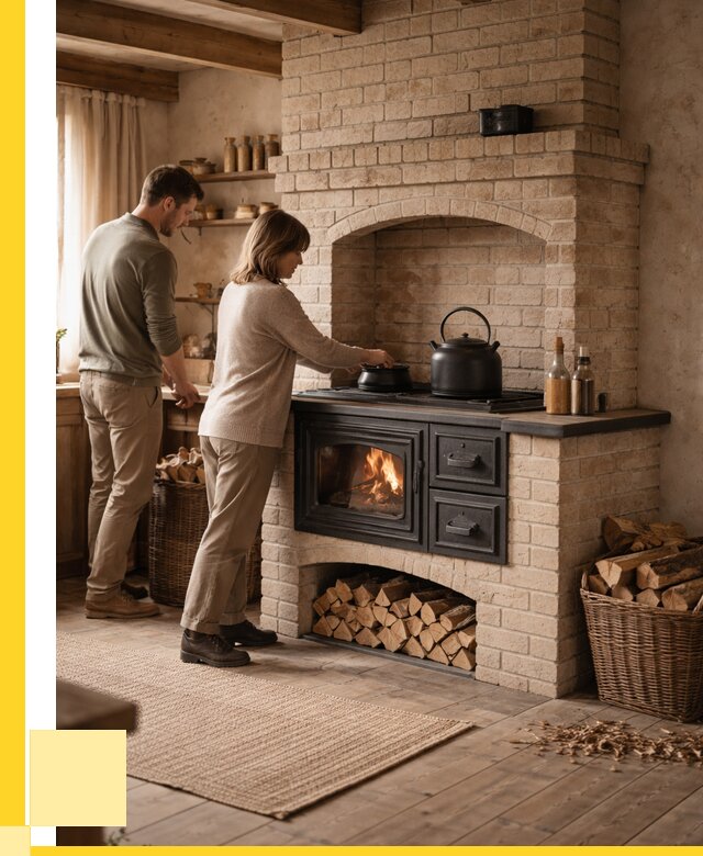 Печи с плитой в Устях-Джегуте от 45554 р. | ЭриданСтд — кирпичная печь