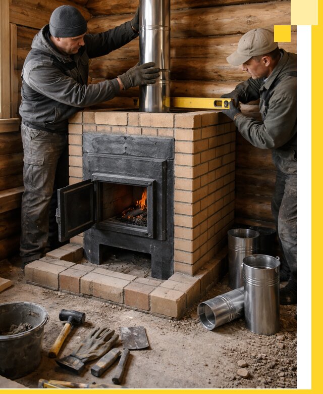 Проектирование, изготовление и установка банных печей в Устях-Джегуте