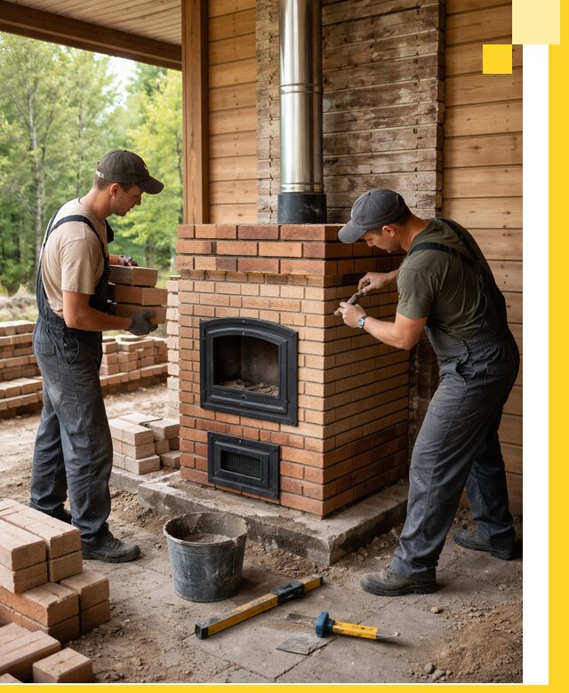 Производство и установка дачных печей под ключ в Устях-Джегуте