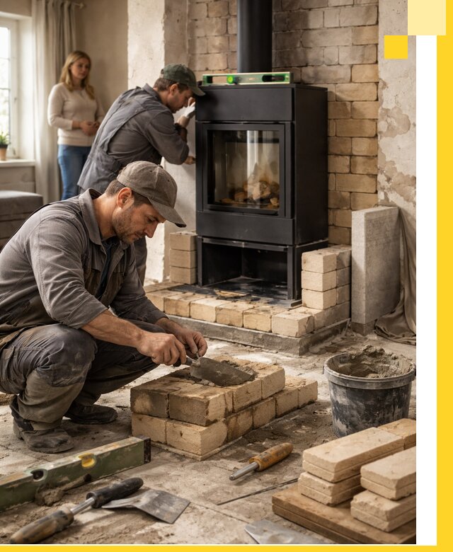 Печи и камины под ключ: проект, установка в Устях-Джегуте