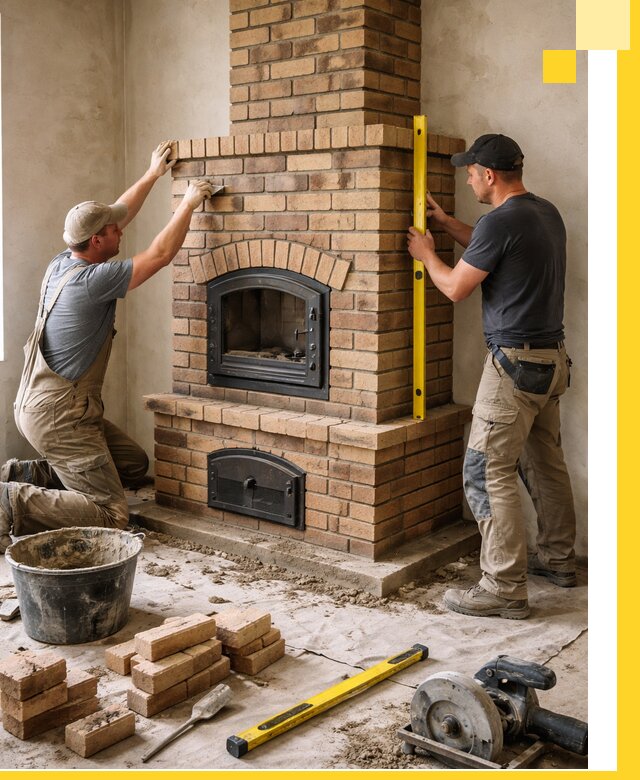 Продажа и установка печей и каминов для дома под ключ в Устях-Джегуте