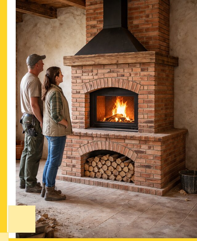 Печи камины из кирпича в Устях-Джегуте от 121476 р. | ЭриданСтд