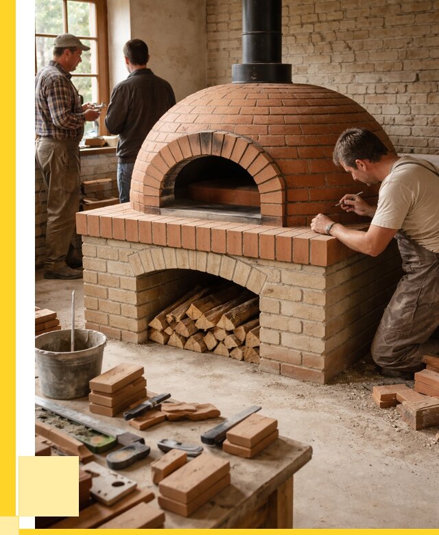 Помпейская печь дровяная для пиццы в Устях-Джегуте | ЭриданСтд от 202460 р.