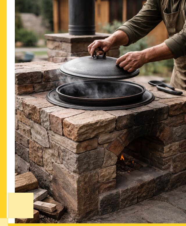 Печи для казана в Устях-Джегуте по цене от 18221 р. | ЭриданСтд