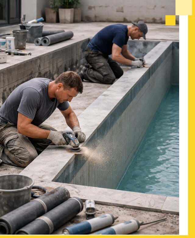 Профессиональный ремонт бассейнов под ключ в Устях-Джегуте