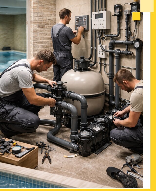 Комплексное оборудование для бассейнов под ключ в Устях-Джегуте