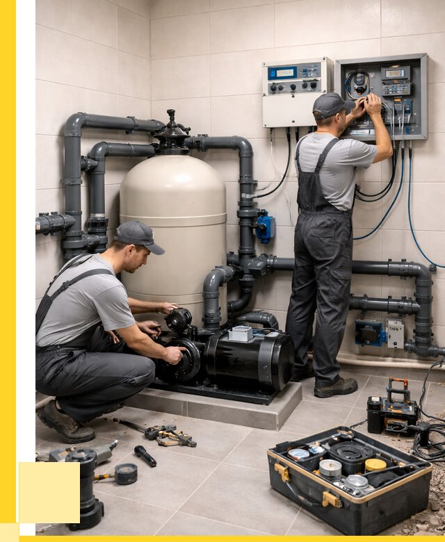 Монтаж оборудования для бассейнов в Устях-Джегуте от 40492 р. | ЭриданСтд