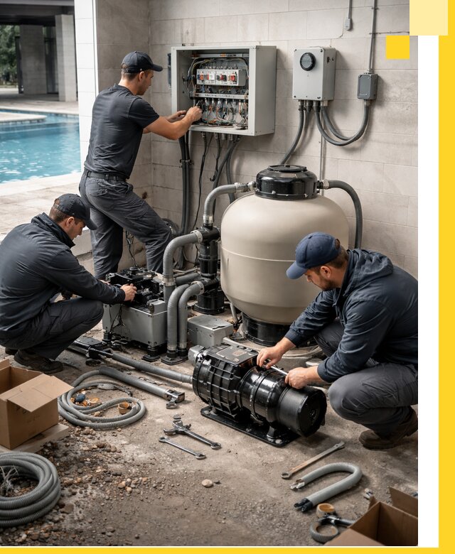 Профессиональный монтаж оборудования для бассейнов в Устях-Джегуте