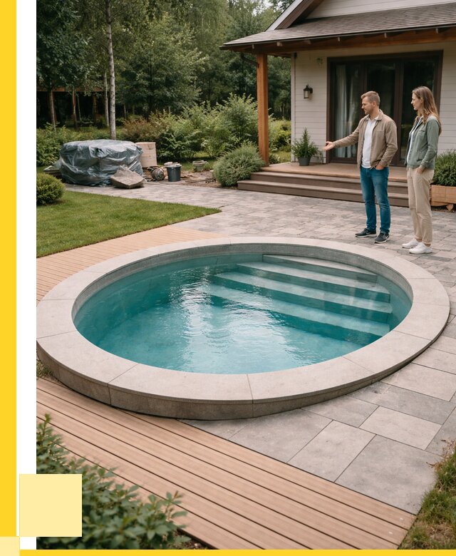 Бассейн на даче под ключ в Устях-Джегуте от 202460 р., ЭриданСтд