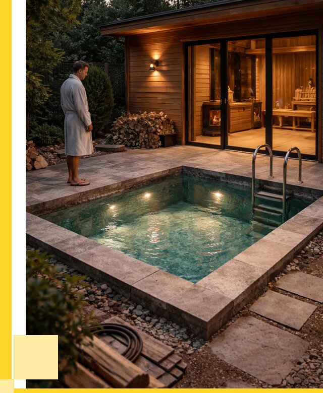 Бани с бассейном под ключ в Устях-Джегуте от 96169 р. | ЭриданСтд