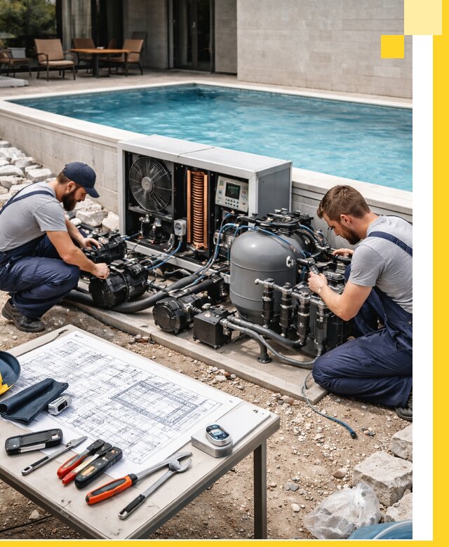 Проектирование и монтаж бассейнов с подогревом в Устях-Джегуте