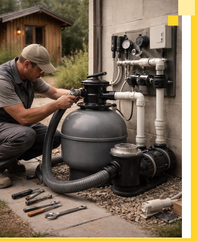 Продажа и монтаж фильтров и насосов для бассейнов в Устях-Джегуте