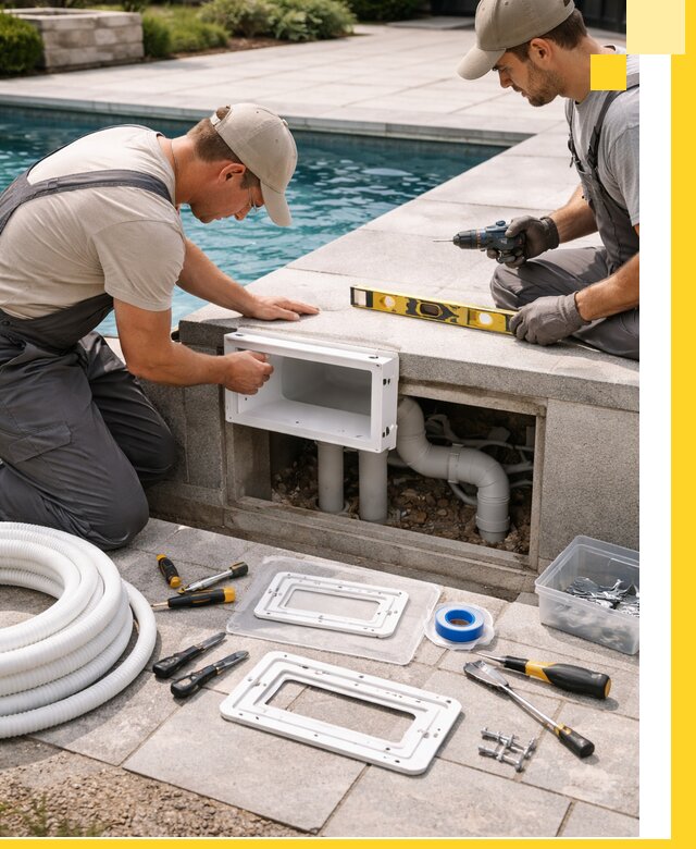 Поставка и установка скиммеров для бассейнов в Устях-Джегуте