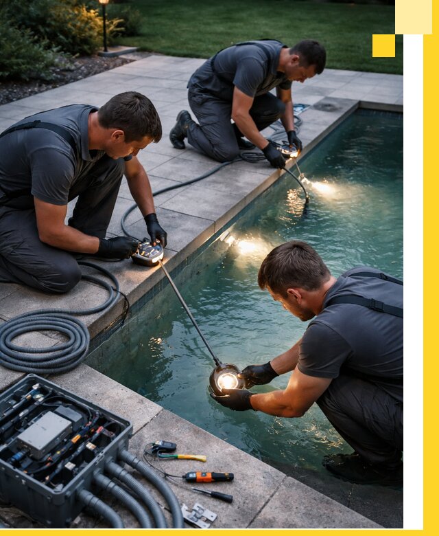 Профессиональное освещение бассейнов в Устях-Джегуте: дизайн и монтаж