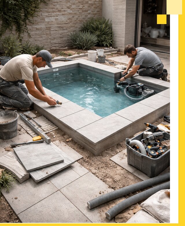 Мини бассейны под ключ в Устях-Джегуте, дизайн и установка