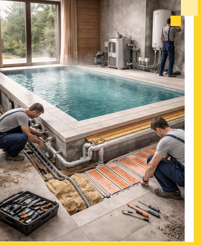 Проектирование и строительство тёплых бассейнов в Устях-Джегуте