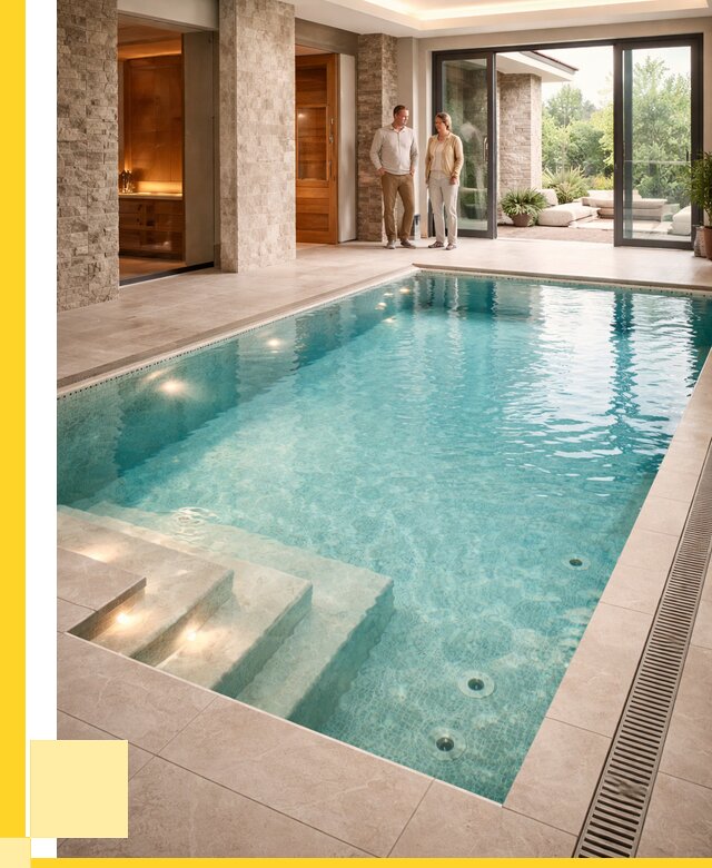 Бассейн во дворе в Устях-Джегуте: проект, отделка от 1214760 р. | ЭриданСтд