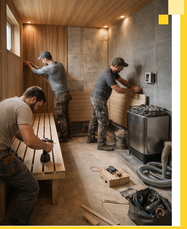 Сауны под ключ в Устях-Джегуте, проектирование, строительство, отделка