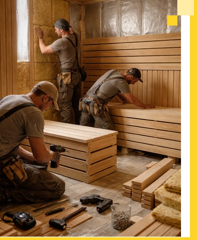 Профессиональное строительство саун под ключ в Устях-Джегуте