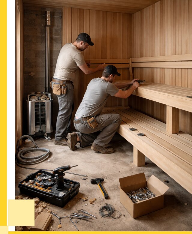 Монтаж саун под ключ в Устях-Джегуте от 121476 р. | ЭриданСтд