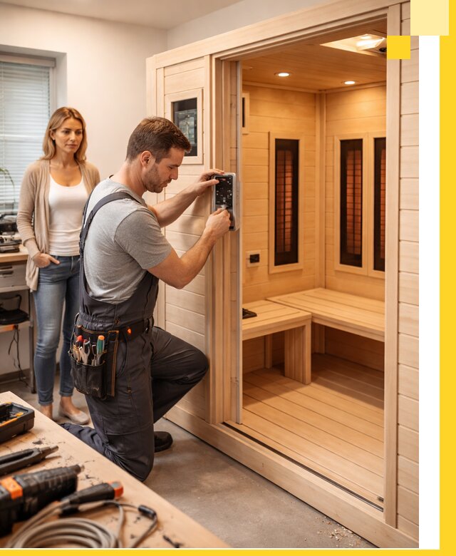 Инфракрасные сауны под ключ в Устях-Джегуте продажа и установка