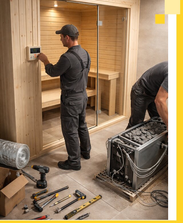 Поставка, установка и монтаж электрических саун в Устях-Джегуте