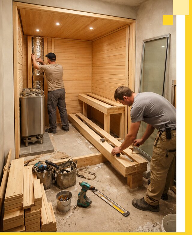 Проектирование и установка домашних саун под ключ в Устях-Джегуте