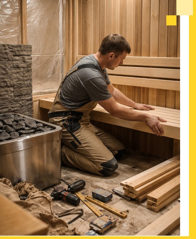 Сауны для дома под ключ с проектированием и монтажом в Устях-Джегуте