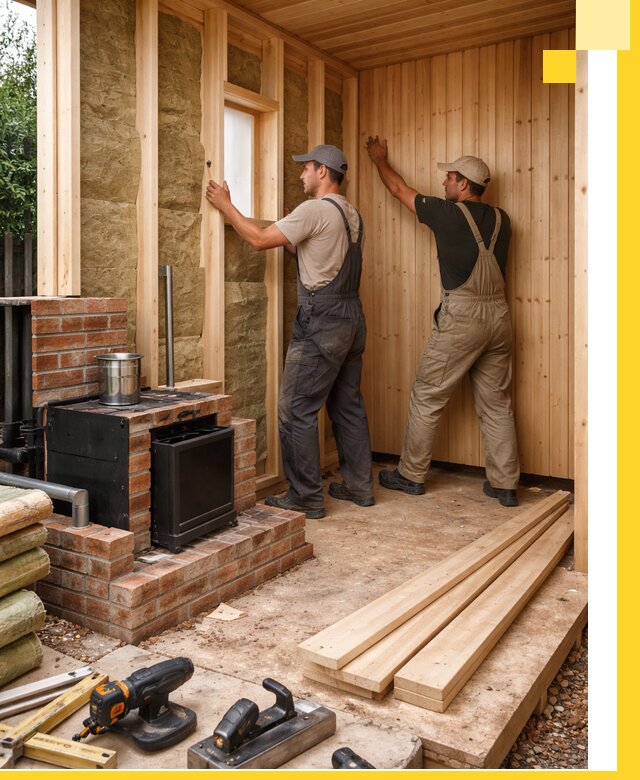 Строительство и установка дачных саун под ключ в Устях-Джегуте