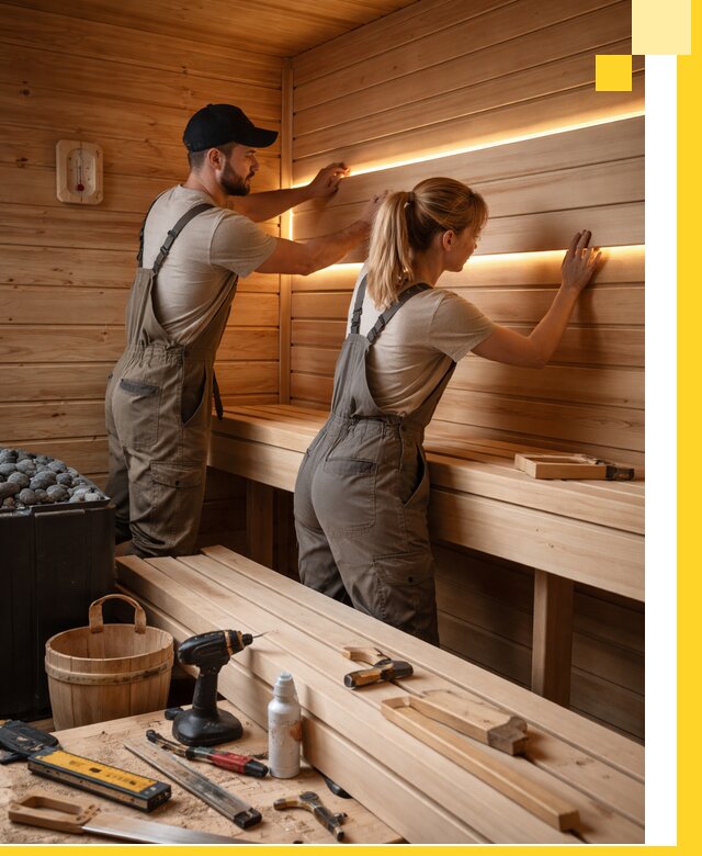 Дизайн саун и бань под ключ с индивидуальным проектом в Устях-Джегуте