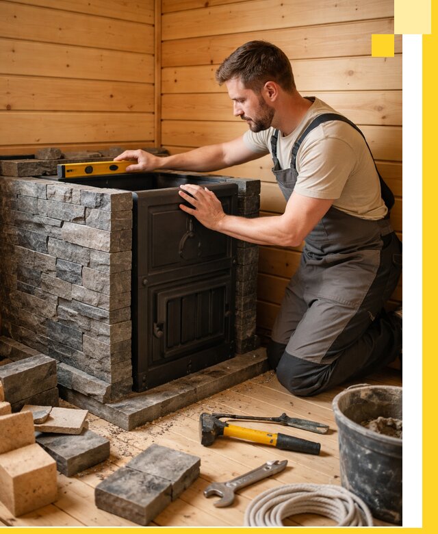 Производство и установка печей для саун под ключ в Устях-Джегуте