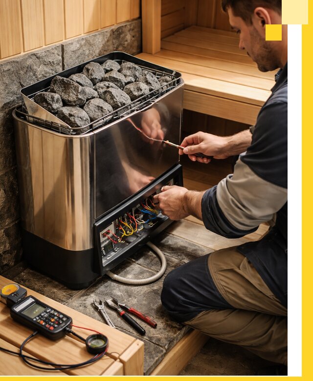 Продажа и установка электрокаменок для саун в Устях-Джегуте