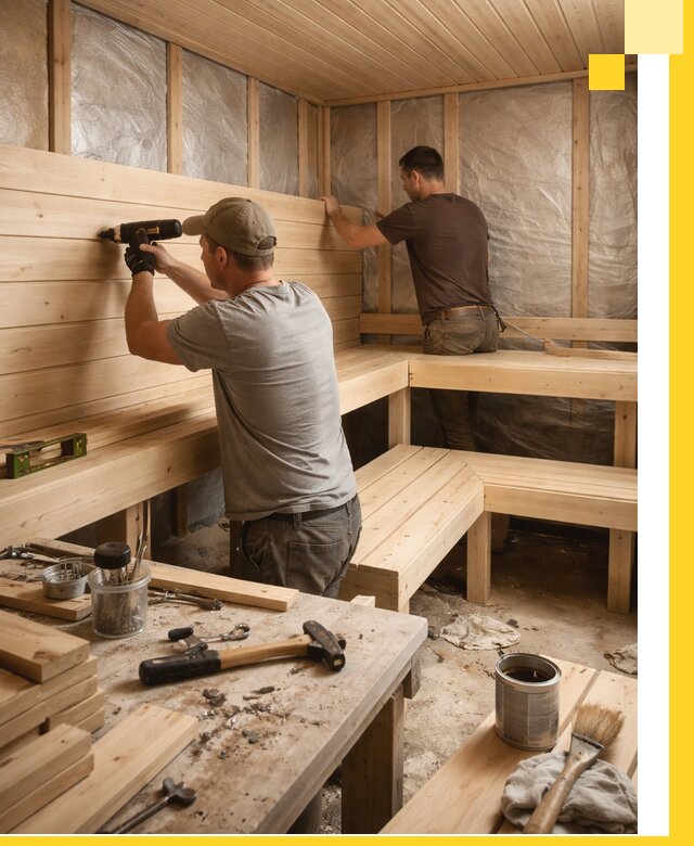 Профессиональная отделка бань и саун под ключ в Устях-Джегуте