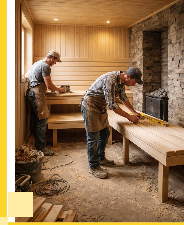 Отделка бани в Устях-Джегуте: внутренняя отделка от 3037 р. | ЭриданСтд