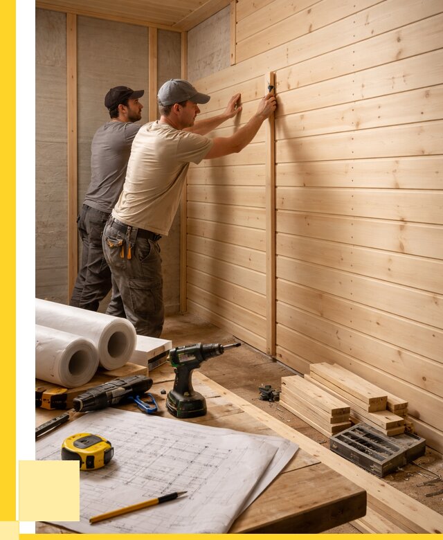 Обшивка бани вагонкой в Устях-Джегуте от 1215 р., ЭриданСтд